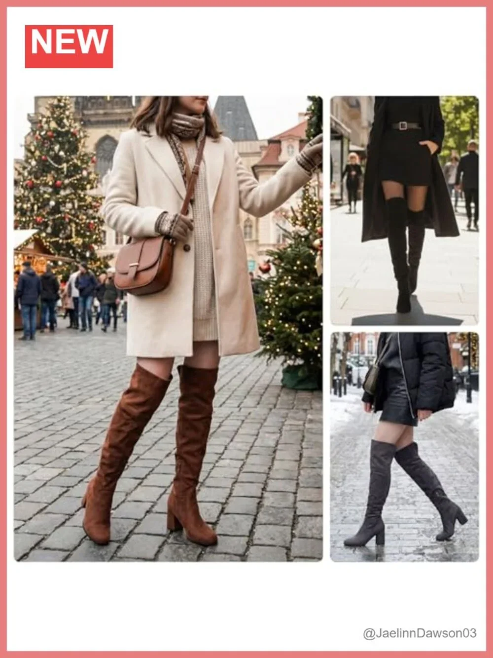 Over the Knee Boots, Vegan Suede, 2-Inch Block Heel, Zip Closure, Faux Leather